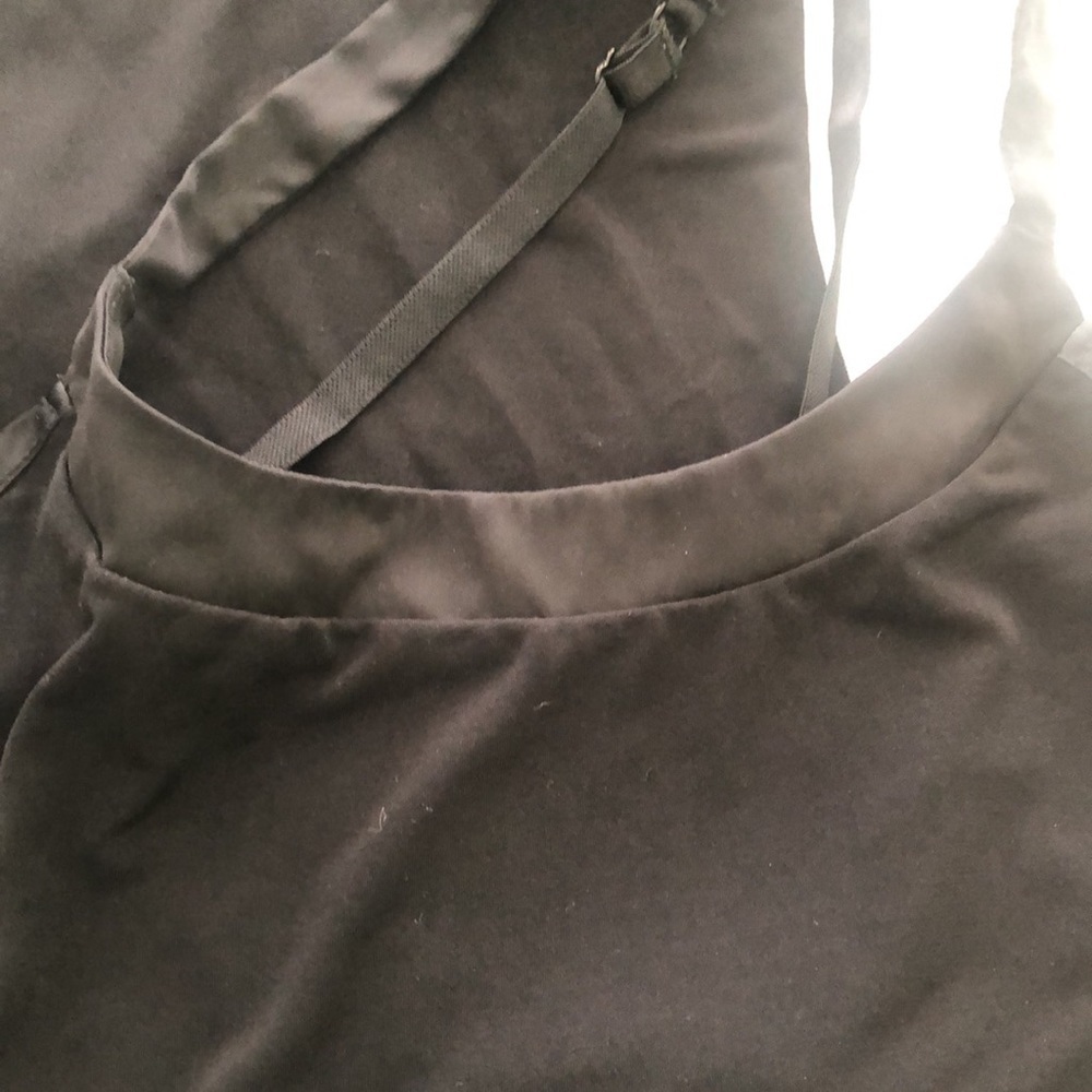 Set of 2 Express black tank tops w adjustable straps w soft neck line & straps - Picture 9 of 9